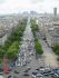 View from Arc de Triomphe - traffic congestion